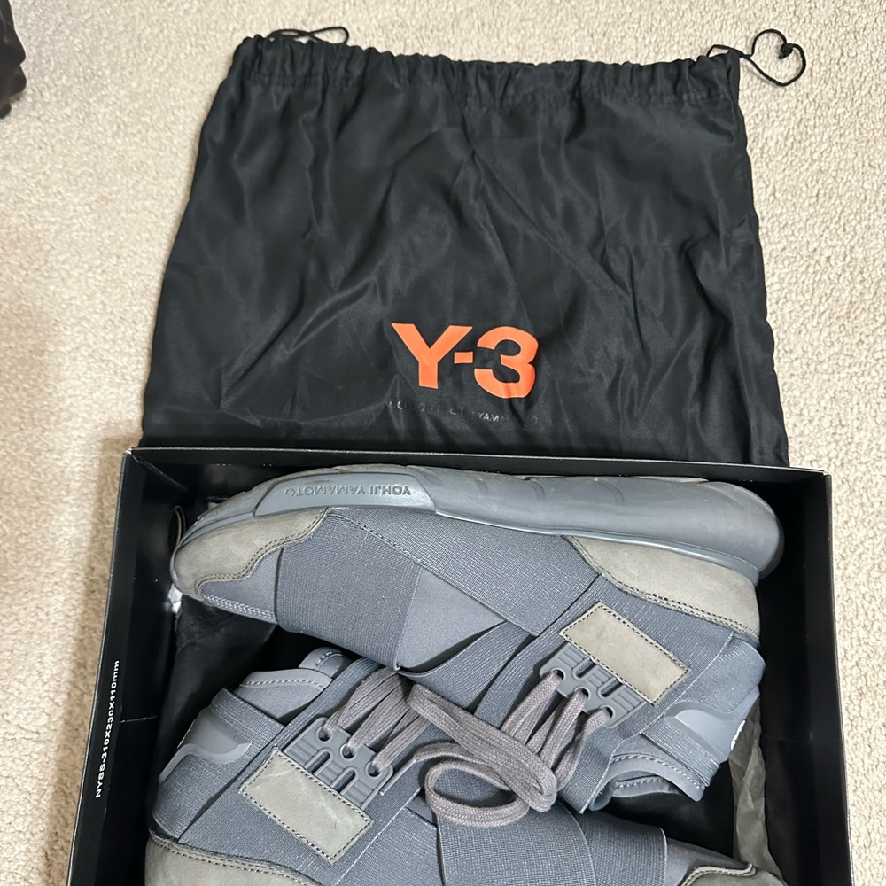Y-3 - Qasa High Size- Grey - US 8.5